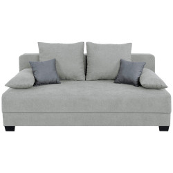 P & B BOXSPRINGOVÁ POHOVKA, textil, kompozitní dřevo, barvy stříbra