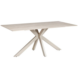 P & B JÍDELNÍ STŮL, béžová, 180/90/76 cm