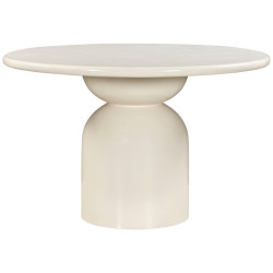 P & B JÍDELNÍ STŮL, bílá, 120/120/76 cm