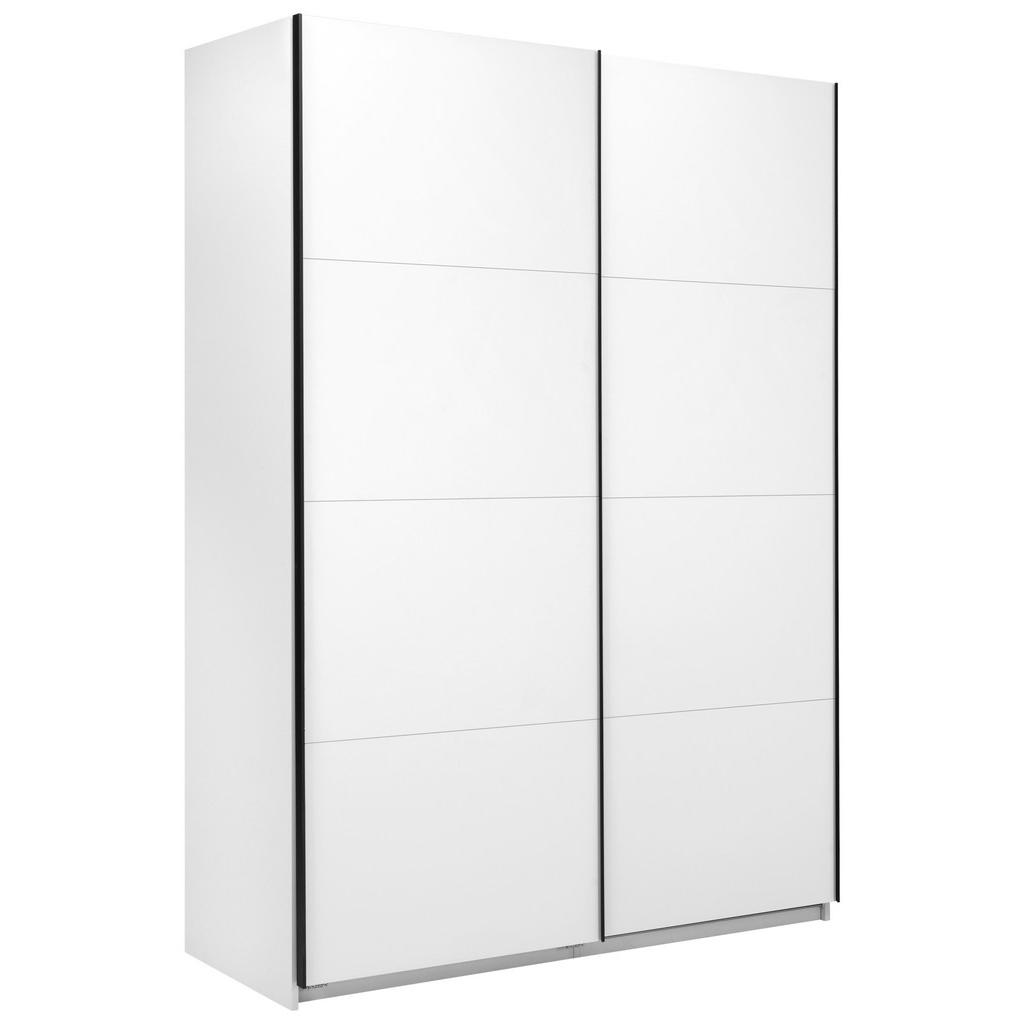 P & B ŠATNÍ SKŘÍŇ S POSUVNÝMI DVEŘM, bílá, 150/211,5/61,5 cm
