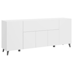 P & B ŠIROKÁ KOMODA, bílá, 180/76/37,5 cm