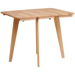 P & B SKLÁDACÍ STŮL, jádrový buk, jádrový buk, 94/75/75 cm
