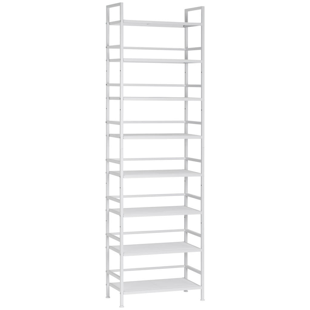 PBJ REGÁL NA BOTY, bílá, 59/196/30 cm