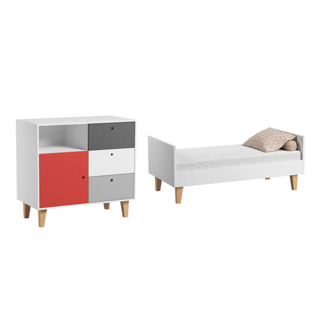 Petits-meubles POKOJ PRO MIMINKO 2DÍLNÝ Concept červená