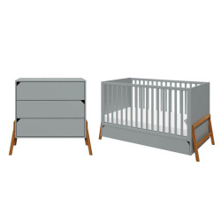 Petits-meubles POKOJ PRO MIMINKO 2DÍLNÝ Lotta Grey