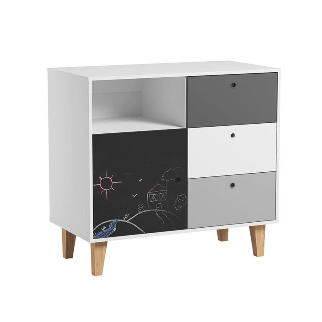Petits-meubles PŘEBALOVACÍ KOMODA Concept Černá