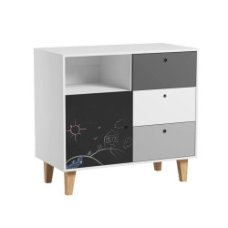 Petits-meubles PŘEBALOVACÍ KOMODA Concept Černá