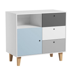 Petits-meubles PŘEBALOVACÍ KOMODA Concept modrá