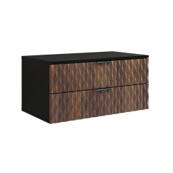 Petits-meubles SKŘÍŇKA POD UMYVADLO 81cm Nevia Dřevo a černá