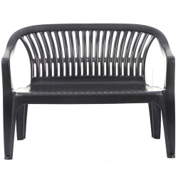 Plastová lavička Diva antracit