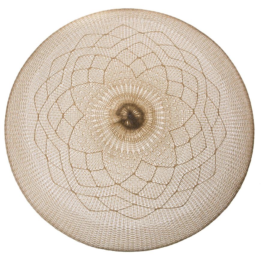 Plastové prostírání 38x0.3x38 cm béžovo