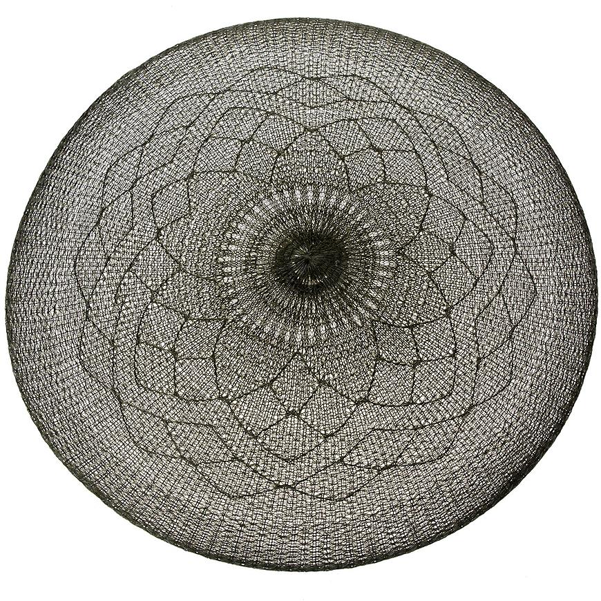 Plastové prostírání 38x0.3x38 cm černá