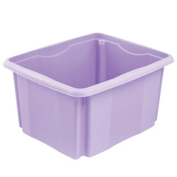 Plastový úložný box Emil 15l fialový
