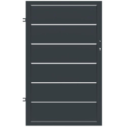 PLOTOVÁ BRANKA NOVARA LEVÁ 90x150 ZN RAL7024 MAT