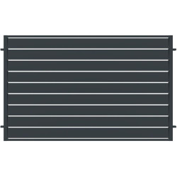 PLOTOVÉ POLE SALERNO 2x1,20 ZN RAL7024 MAT