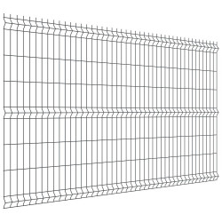 PLOTOVÝ PANEL 3D 1530X2500CM, DRÁT 3,1MM - ANTRACIT, RAL7016