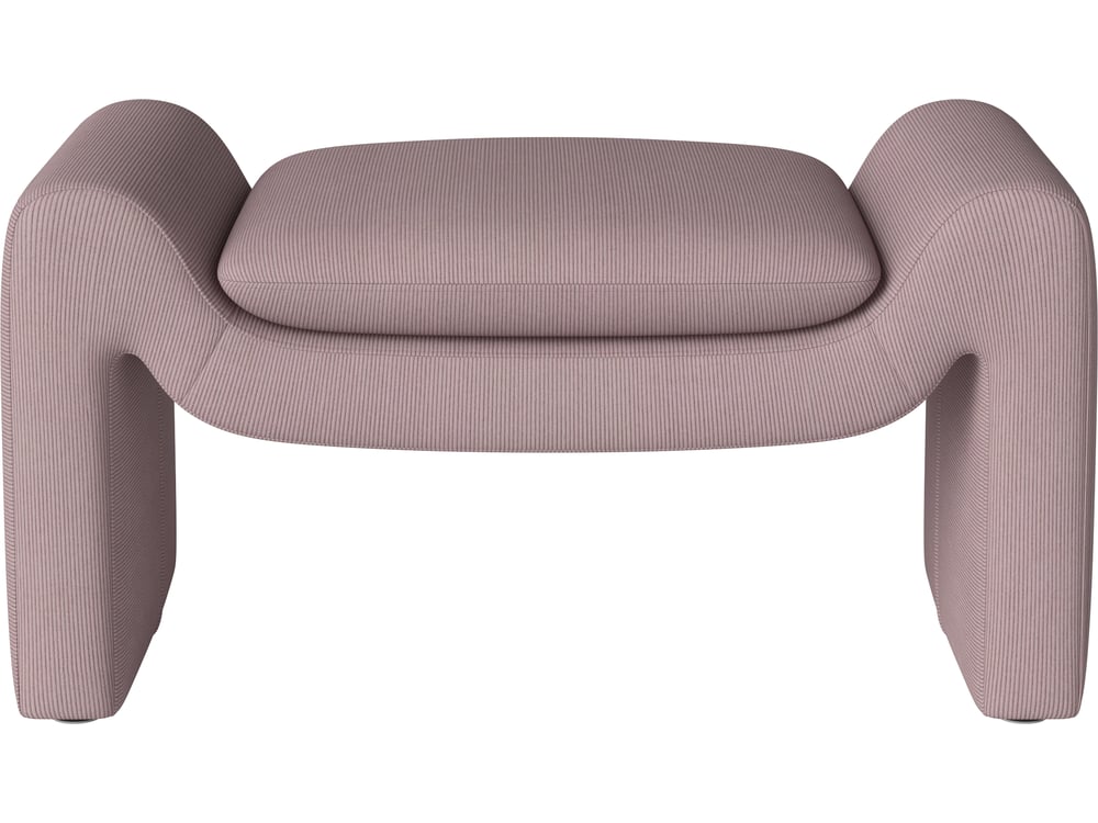 Podnožka Mielo, více variant - Bolia Varianta: Linea - Velvet & corduroy, Rosa