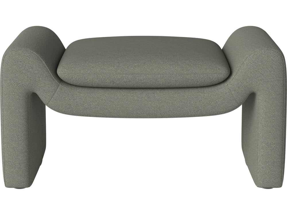 Podnožka Mielo, více variant - Bolia Varianta: Revi - Bouclé & texture, Green