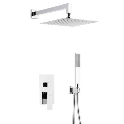 Podomietková sprchová souprava Logon s trojfunkční baterií