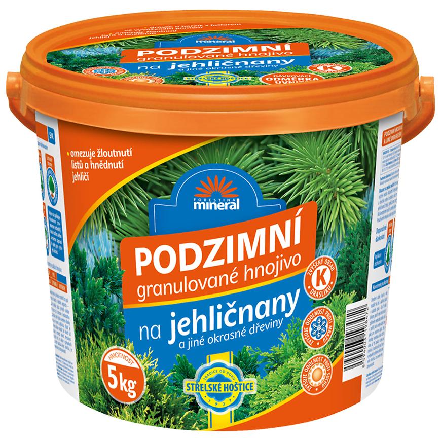Podzimní hnojivo pro jehličnany – kyblík 5kg