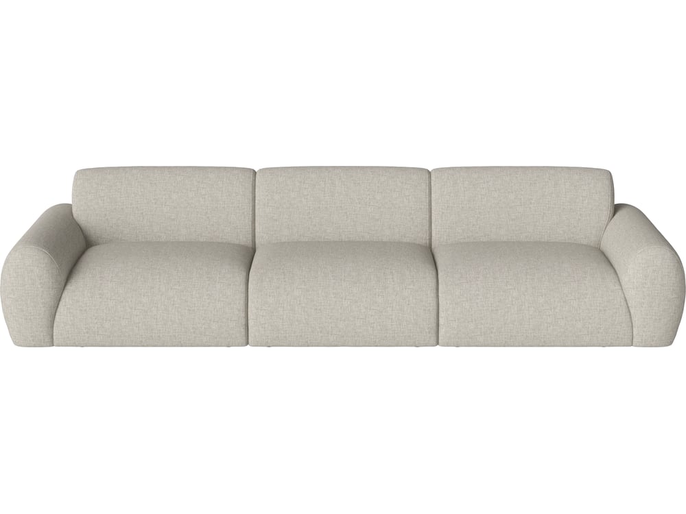 Pohovka Núvol 3 moduly se 2 nízkými bočnicemi, více variant - Bolia Varianta: Nantes - Smooth weave, Sand