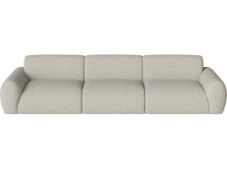 Pohovka Núvol 3 moduly se 2 nízkými bočnicemi, více variant - Bolia Varianta: Nantes - Smooth weave, Sand
