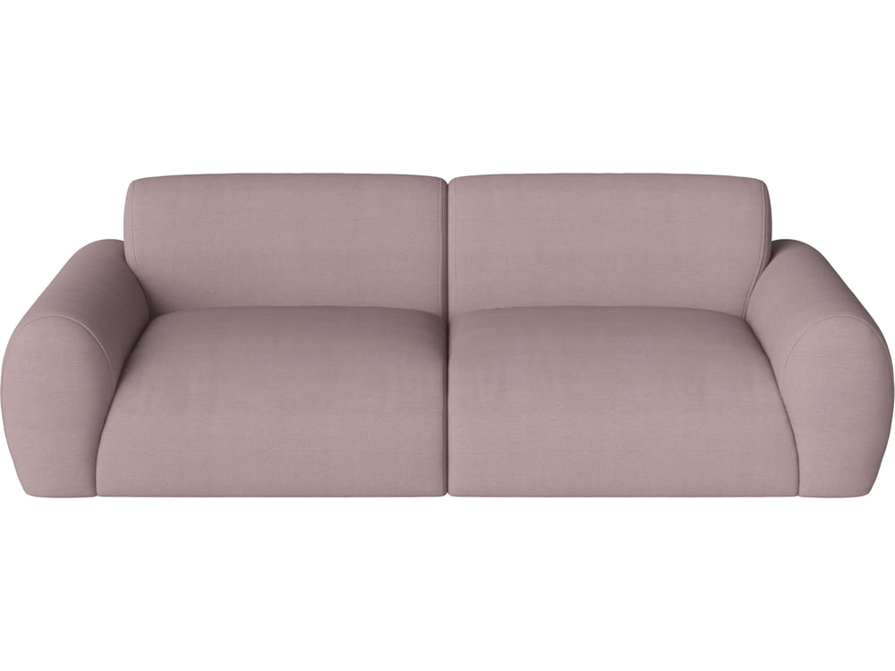 Pohovka Núvol dvoused, více variant - Bolia Varianta: Linea - Velvet & corduroy, Rosa