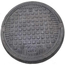 Poklop revizní šachty polymerový kulatý 7,5x75x75 cm
