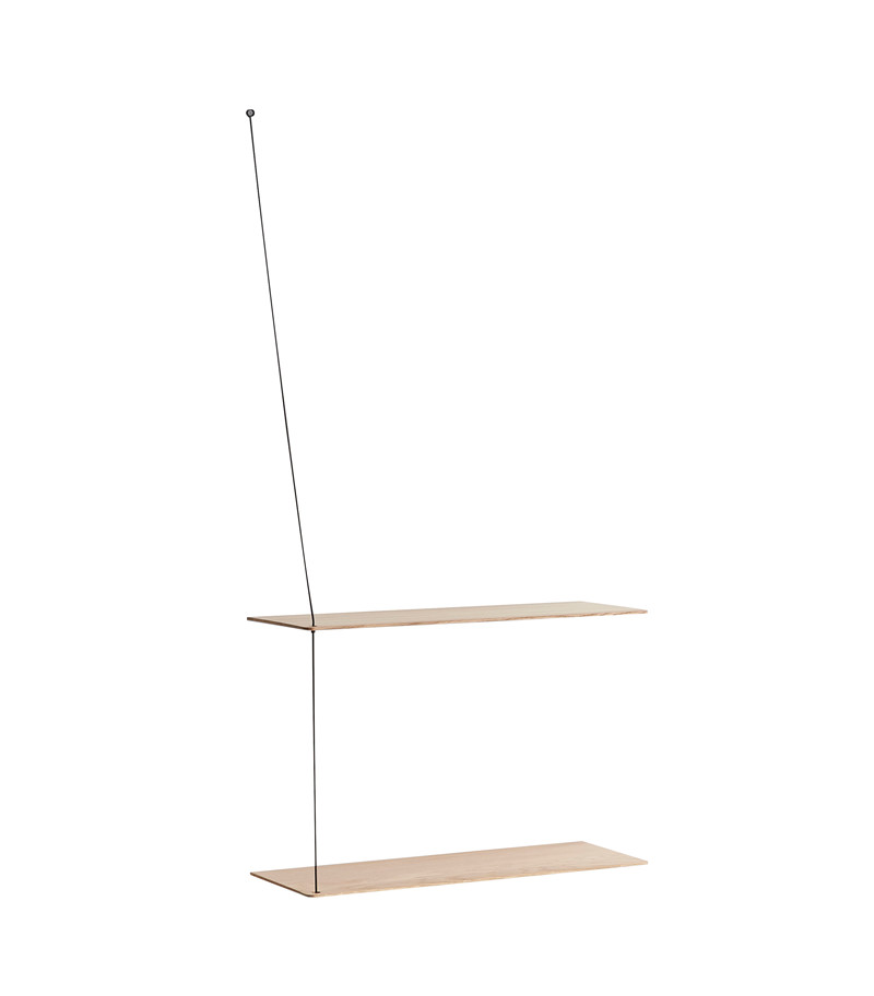 Police "Stedge", 60 x 22 cm, 4 varianty - Woud Varianta: světlý dub