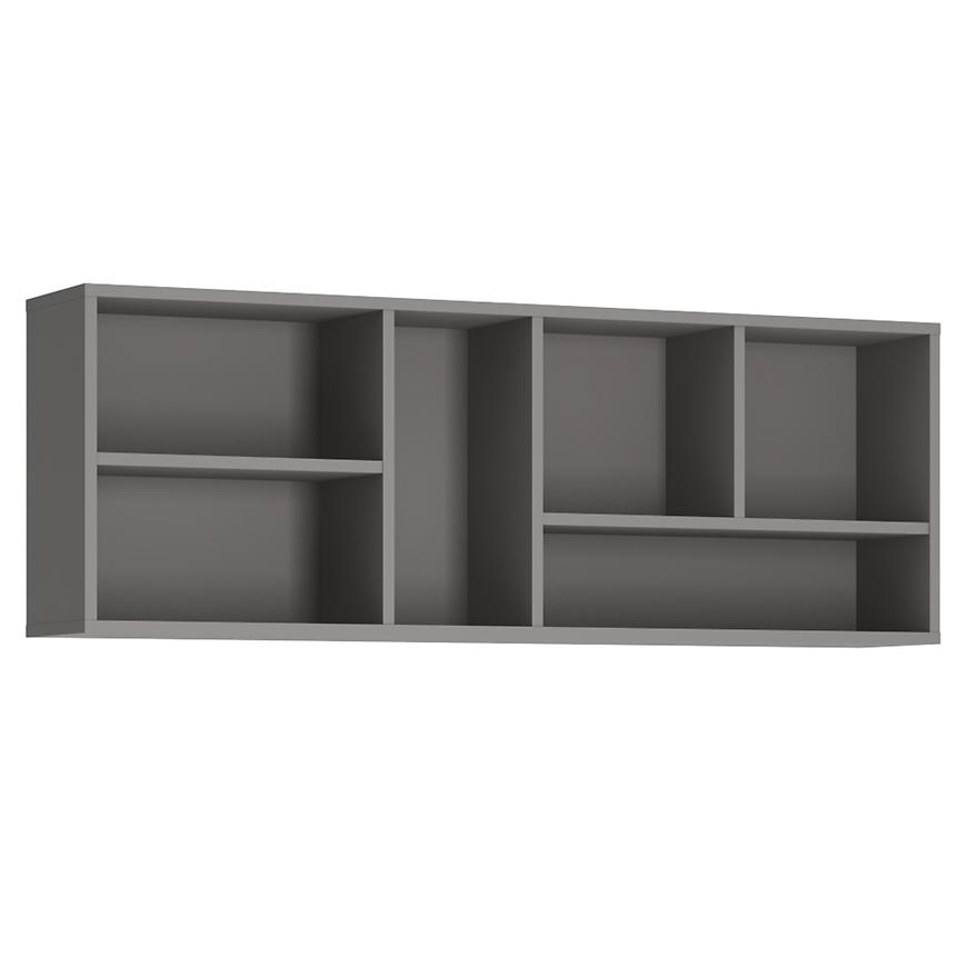 Polička Laser LASP01 šedá platina