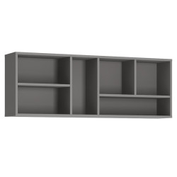 Polička Laser LASP01 šedá platina