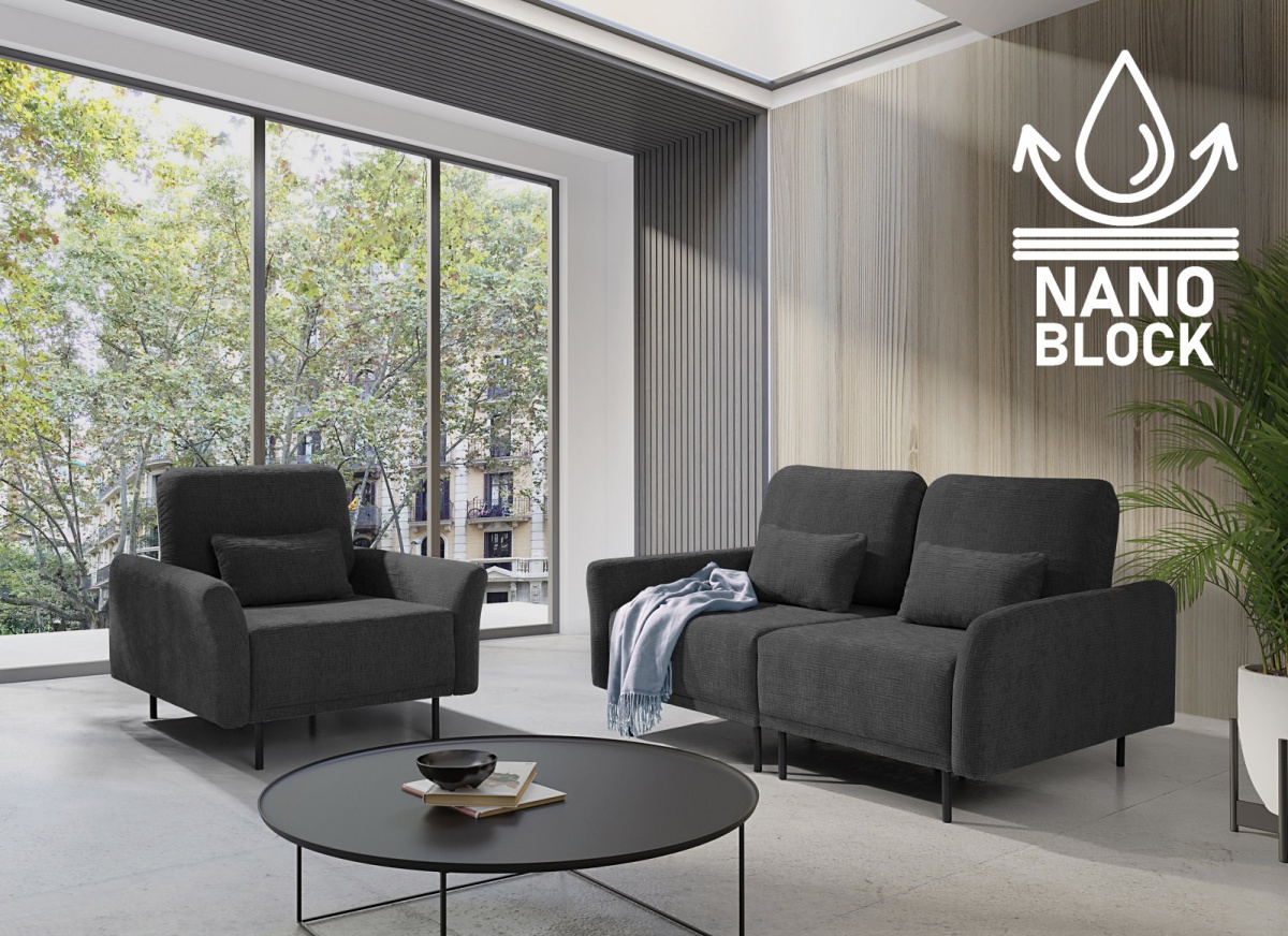 Polohovací sedací sestava adapto - výběr potahu - nano block