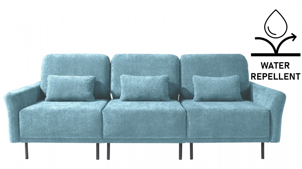 Polohovací trojmístná pohovka adapto - výběr potahu - voděodolné