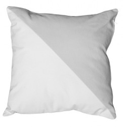 Polštář 40x40cm - skandi krémová / šedá