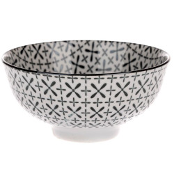 Porcelánová miska 12x5.5x12cm šedá