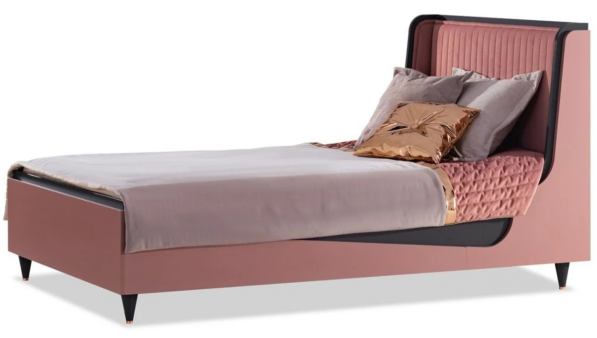 Postel 100x200 khalisa - růžová, černá