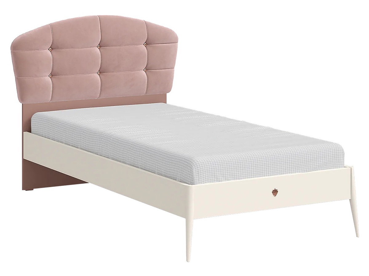 Postel 100x200cm beauty ii - béžová/růžová