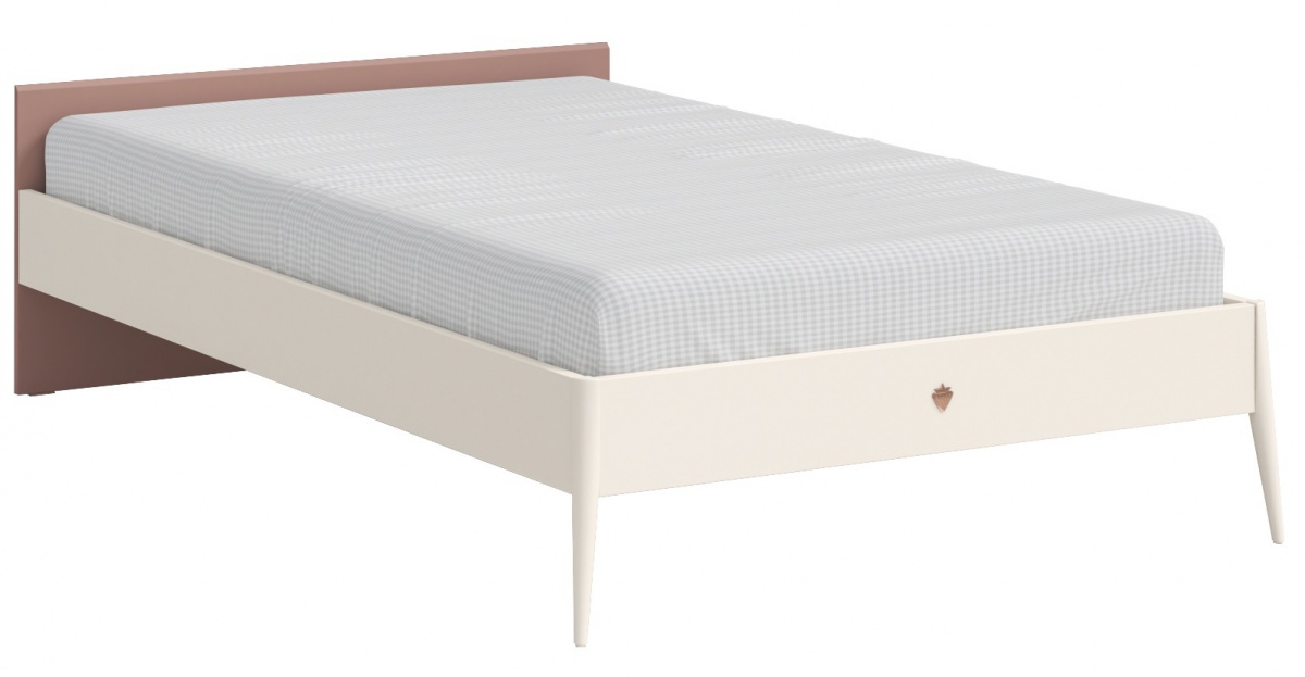 Postel 120x200cm beauty - béžová/růžová