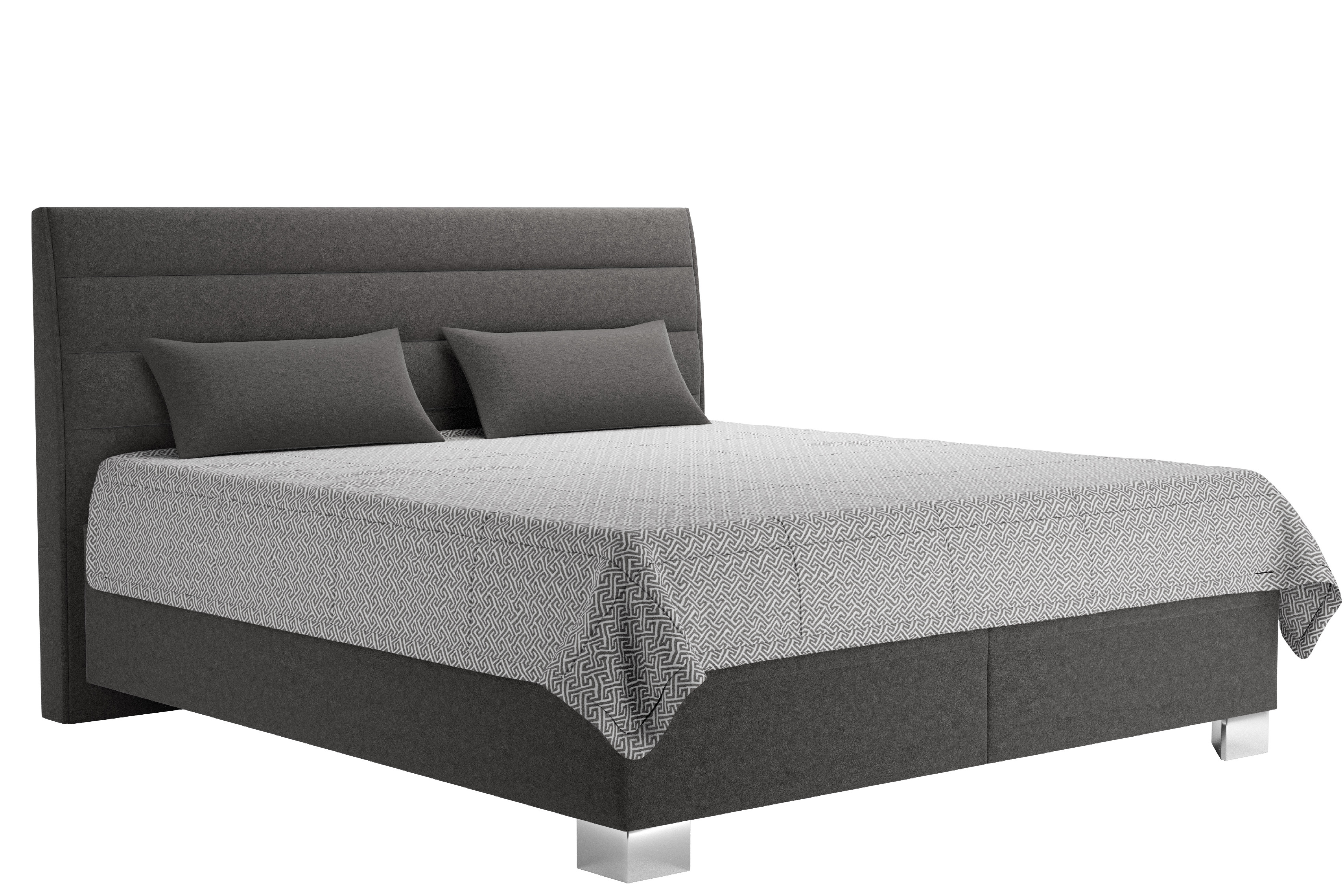 Postel Britania 180 x 200 látka: Nero Stone / Alfa Stone