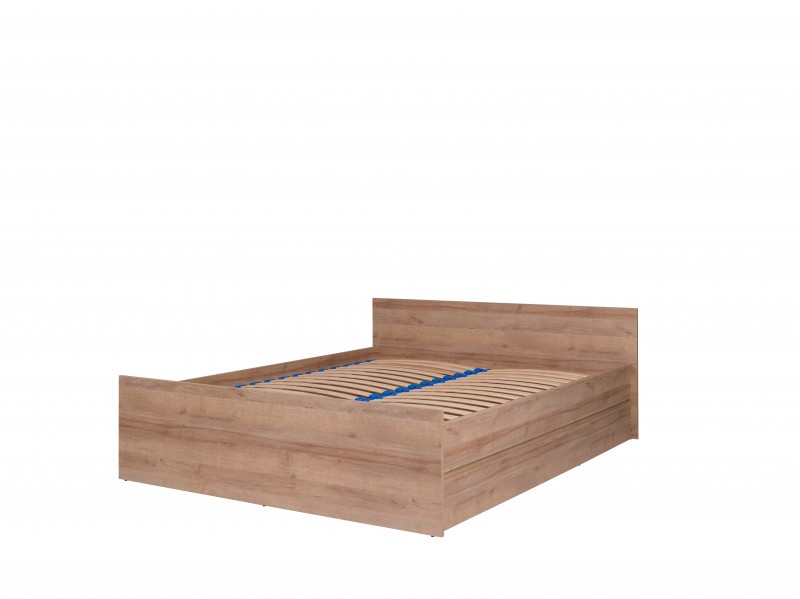 Postel Cosmo C16 - 160 cm Barva korpusu: Dub - riviera, Rozměr: 160 x 200 cm