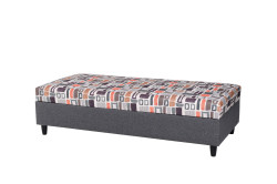 Postel Darko Rozměr: 80 x 200 cm, Matrace: Luna, látka: Korpus / čela Paris 5 + lehací plocha Walker 9 (vzor)