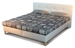 Postel Dona Nožičky: A - přírodní barva, Rozměr: 180 x 200 cm, varianta nožiček: noha 1