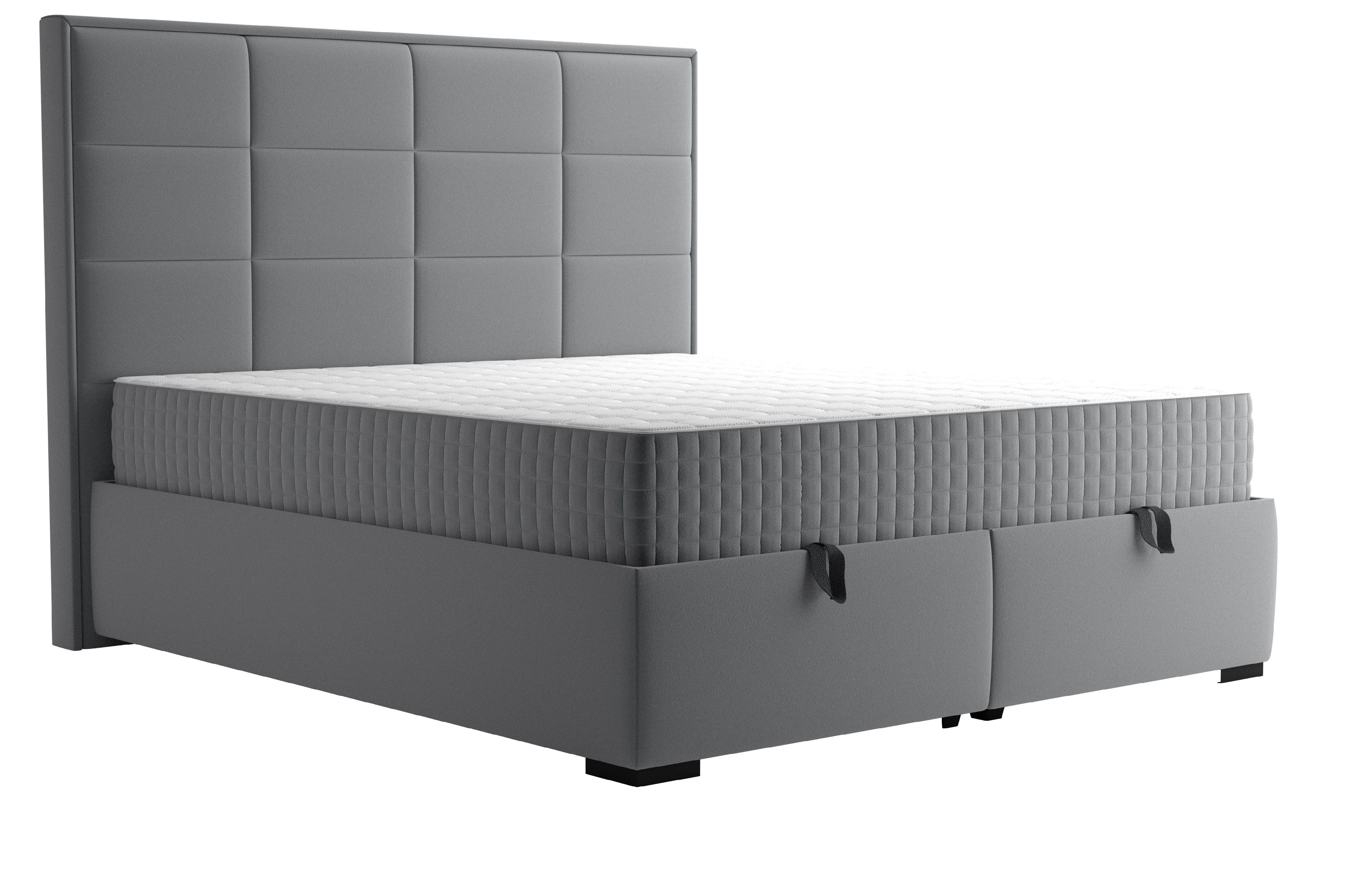 Postel Iruma Nožičky: Černé, Rozměr: 180 x 200 cm, látka: Salvador 17