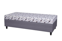 Postel Neo Rozměr: 80 x 200 cm, Matrace: Kombiflex - tvrdost 2, látka: Korpus Renan 11 + lehací plocha Walker 7 (vzor)