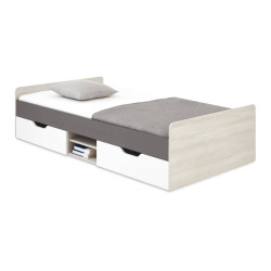 Postel Remo RM16 Barva korpusu + barva dveří: Dub Wilton/ Bílá/ Antracit