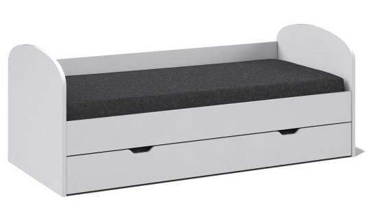 Postel s přistýlkou rea abra 90x200cm - bílá