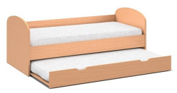 Postel s přistýlkou rea abra 90x200cm - buk