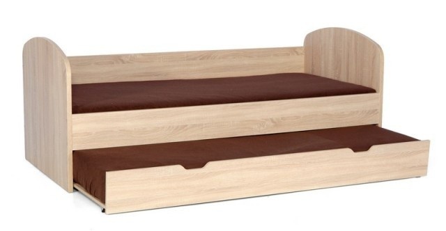 Postel s přistýlkou rea abra 90x200cm - dub bardolino