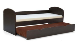 Postel s přistýlkou rea abra 90x200cm - wenge