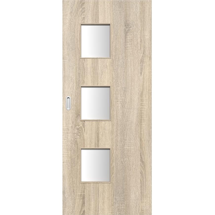 Posuvné dveře Trio 3*3 60P dub sonoma